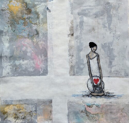 De la Serie las Piadosas de Enriqueta Aguilo, Pintura a la venta en Singulart