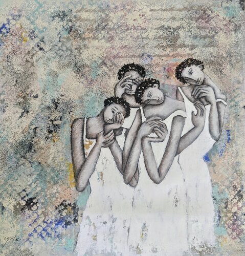 De la Serie Las Piadosas by Enriqueta Aguilo, 絵画 for Sale on Singulart