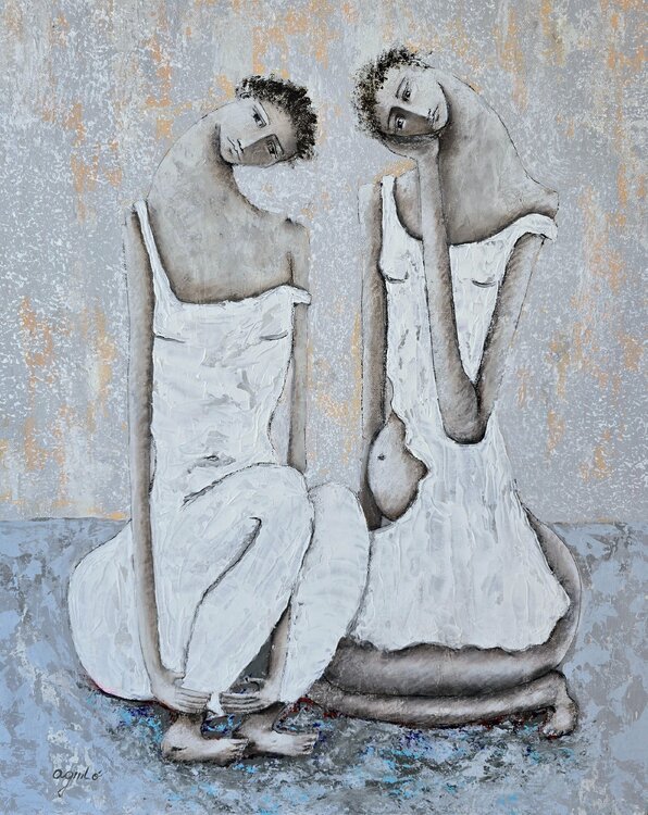 De la serie LasPiadosas, La Anunciación. Enriqueta Aguilo