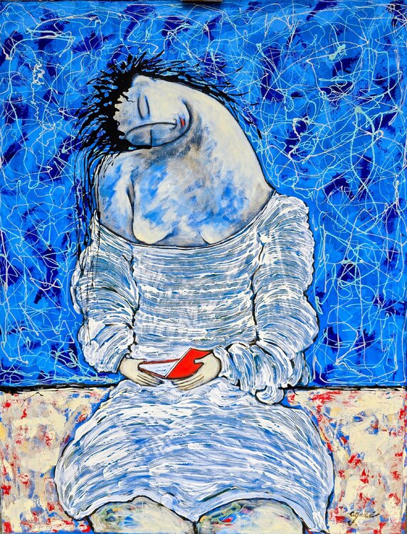 De la serie Las Piadosas "La Lectora" Enriqueta Aguilo