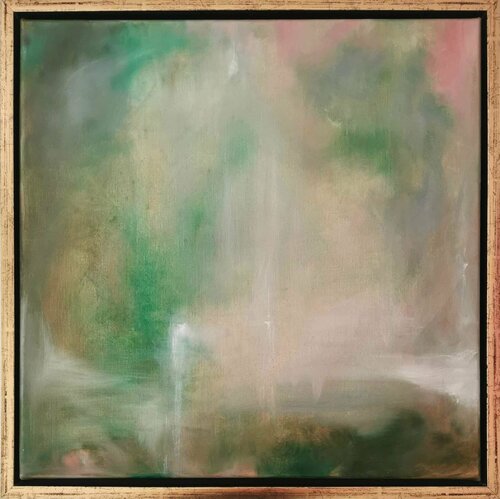 Light through the cypress by Jennifer Baker, Painting for Sale on Singulart