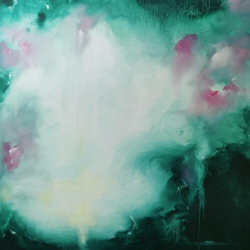 Night blooming jasmine van Jennifer Baker, Schilderij te koop op Singulart
