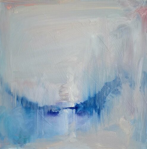 Alone on the hilltop waiting for the rain by Jennifer Baker, Painting for Sale on Singulart