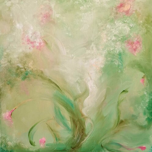 A most verdant spring by Jennifer Baker, Painting for Sale on Singulart