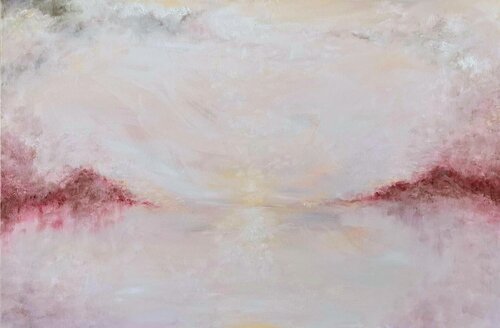 Ascension in winter by Jennifer Baker, Painting for Sale on Singulart