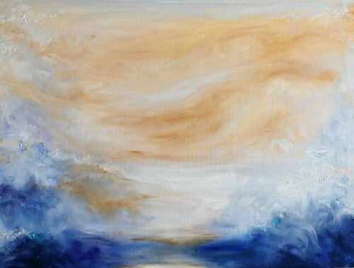 Waiting for the miracle by Jennifer Baker, Painting for Sale on Singulart