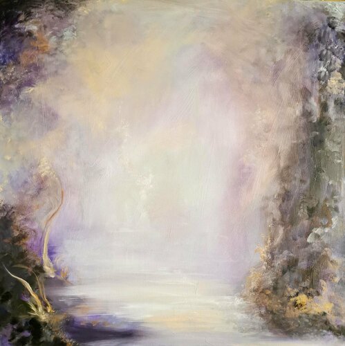 That time I saw you in a dream by Jennifer Baker, Painting for Sale on Singulart
