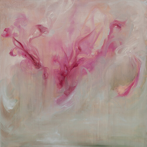 Orchid in the rain by Jennifer Baker, Painting for Sale on Singulart