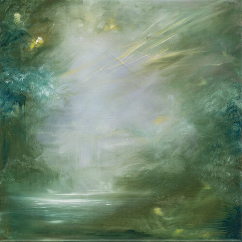 I am the river by Jennifer Baker, Painting for Sale on Singulart