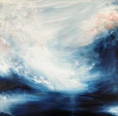 Won't you take my hand and stand still? by Jennifer Baker, Painting for Sale on Singulart