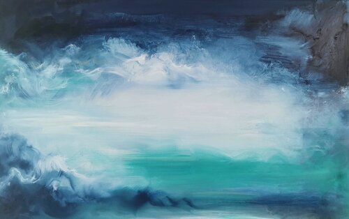 Deep dive by Jennifer Baker, Painting for Sale on Singulart