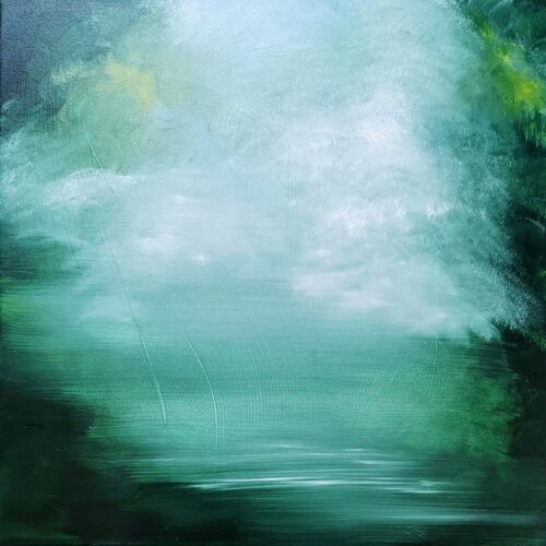 Forest bathing by Jennifer Baker, Painting for Sale on Singulart
