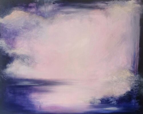 Violet night of the soul by Jennifer Baker, Painting for Sale on Singulart