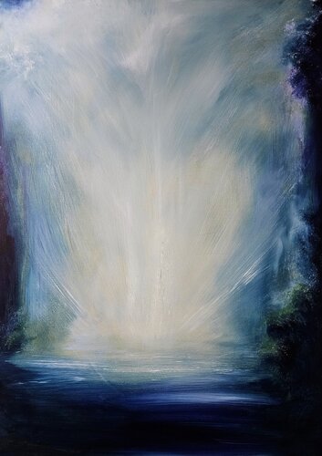 Meet me there by Jennifer Baker, Painting for Sale on Singulart
