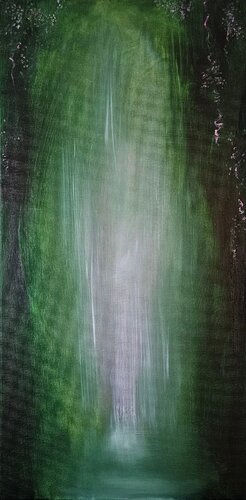 Pink petals so ephemeral par Jennifer Baker, Peinture en vente sur Singulart