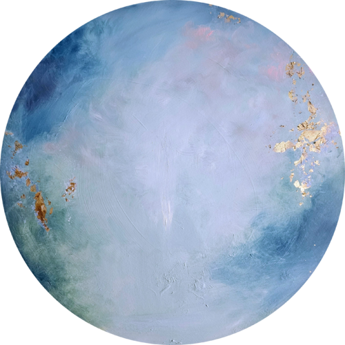 Moon in Pisces par Jennifer Baker, Peinture en vente sur Singulart