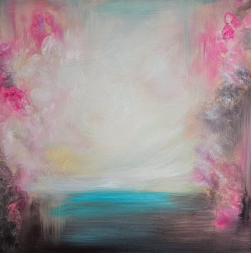 She's a rainbow par Jennifer Baker, Peinture en vente sur Singulart