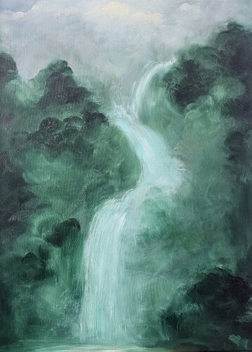 What the water gave me par Jennifer Baker, Peinture en vente sur Singulart
