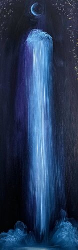 I Am Not Afraid of the Dark by Jennifer Baker, Painting for Sale on Singulart