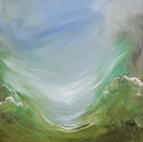 Valley of the Deer by Jennifer Baker, Painting for Sale on Singulart
