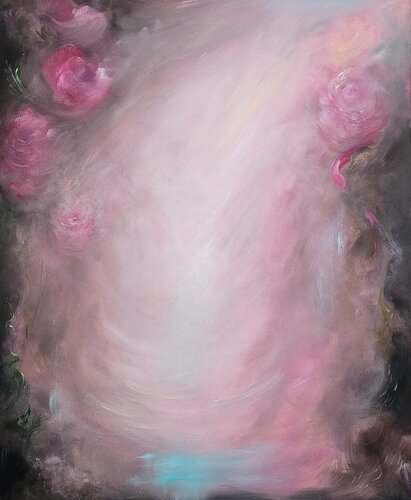 Roses Becoming Wind von Jennifer Baker, Malerei kaufen auf Singulart