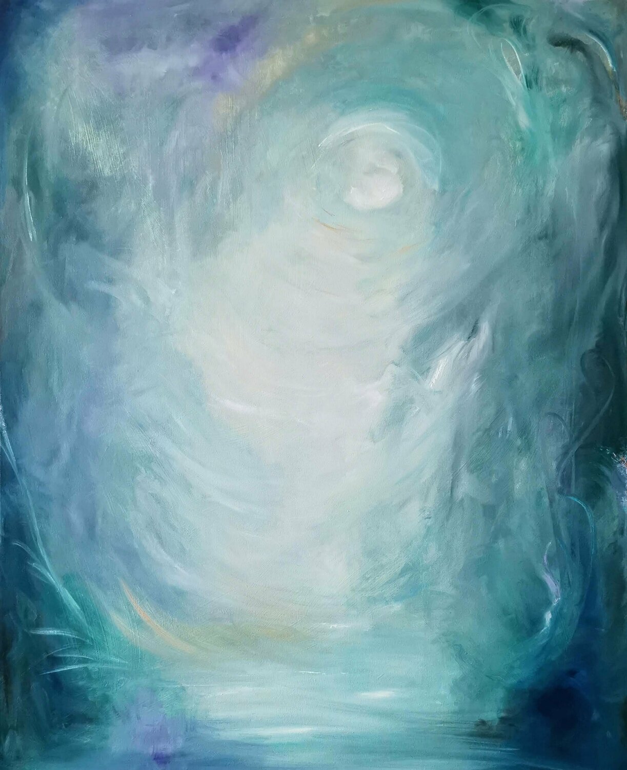 Full moon in Cancer Jennifer Baker Originalgemälde zu verkaufen