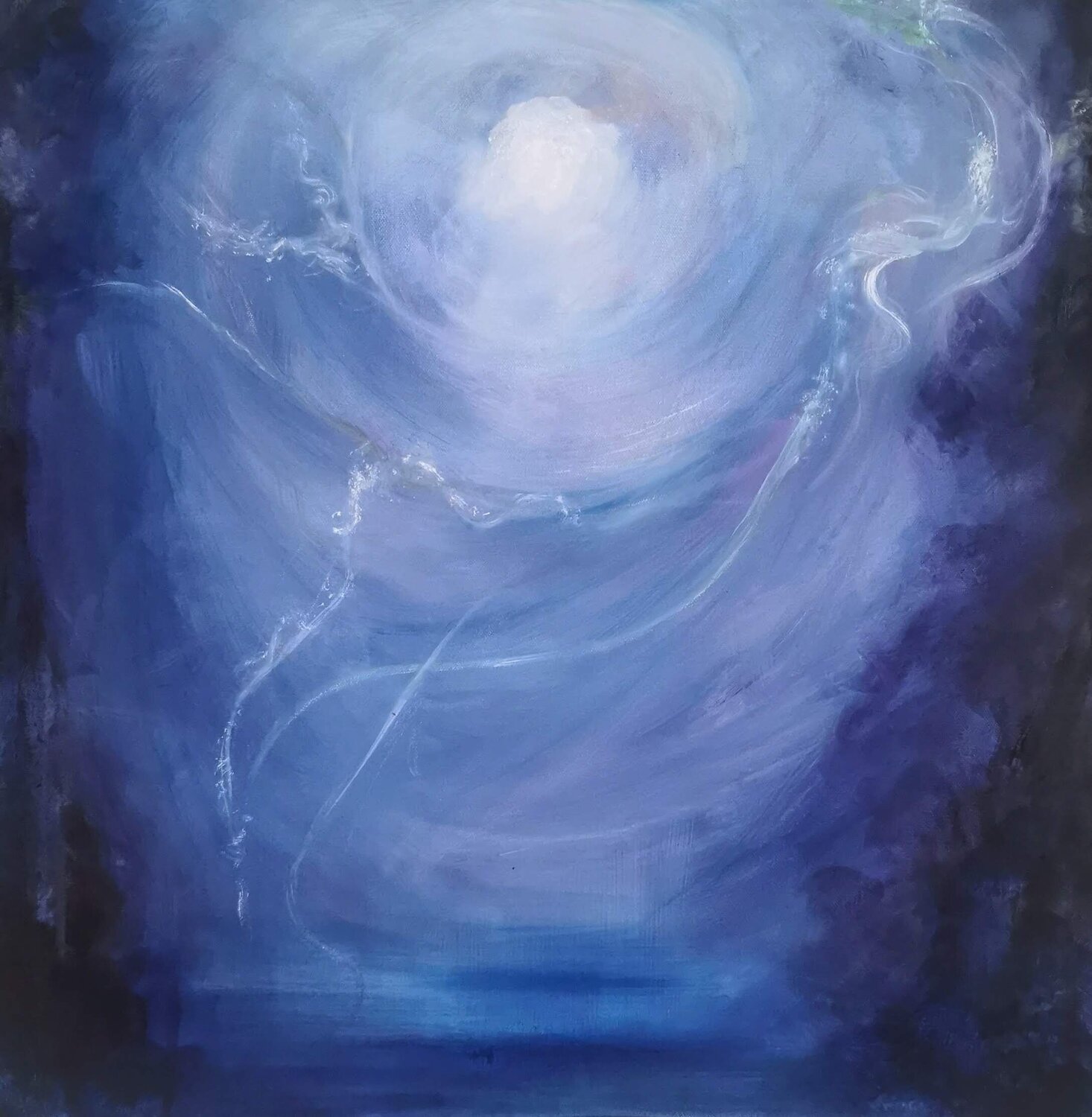 Astral violin Jennifer Baker Dipinto originale in vendita