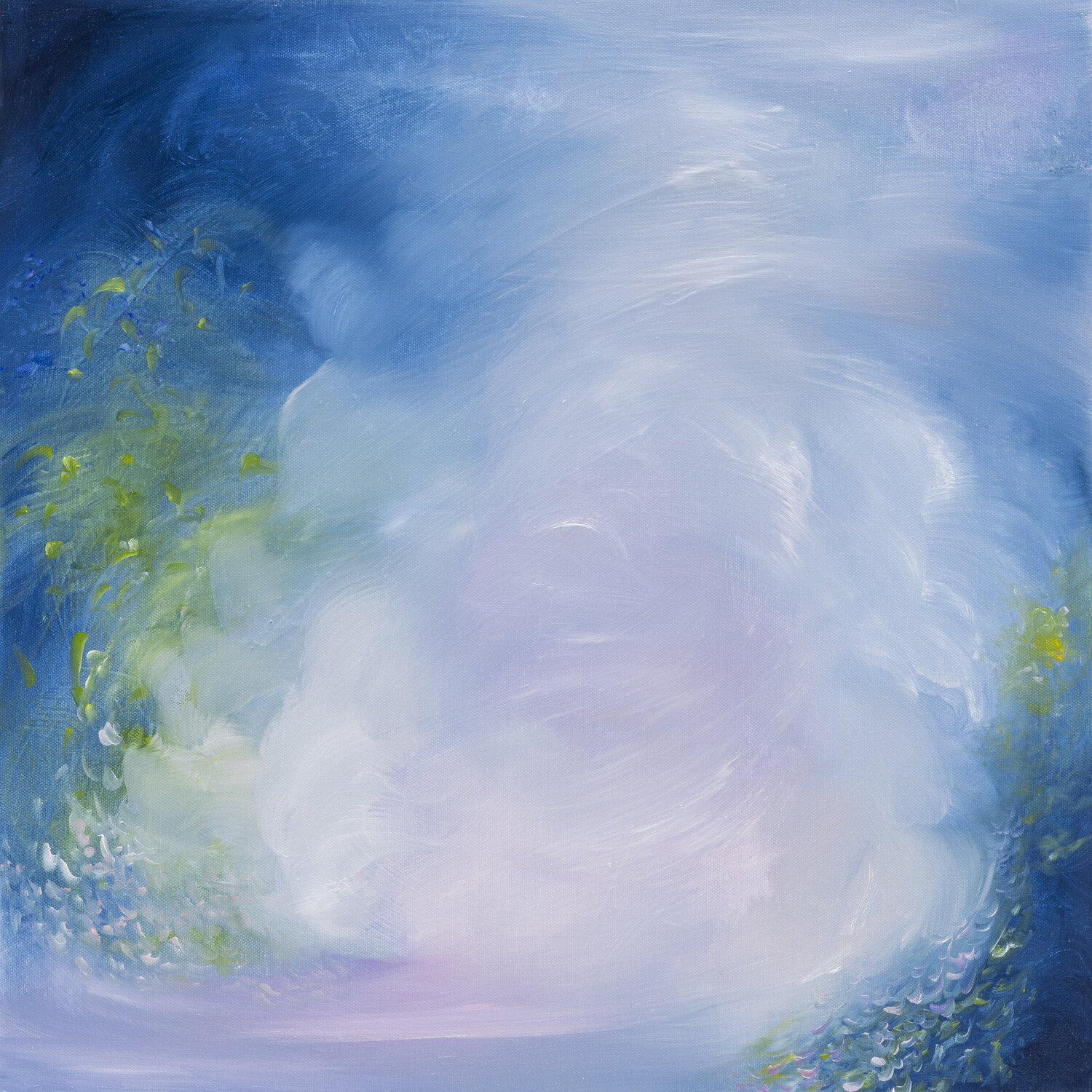Leaf storm Jennifer Baker Original painting for sale