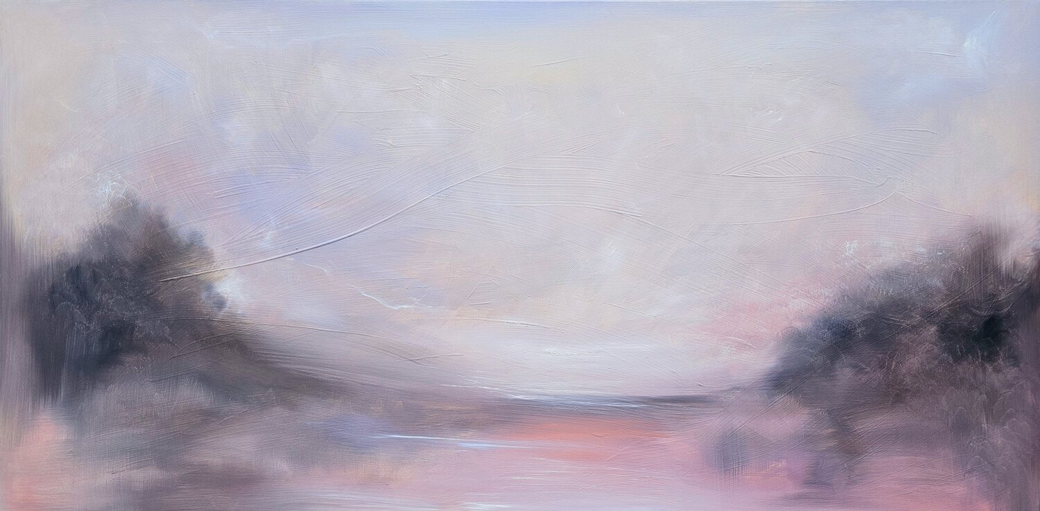 Under the curving sky Jennifer Baker Pintura original en venta