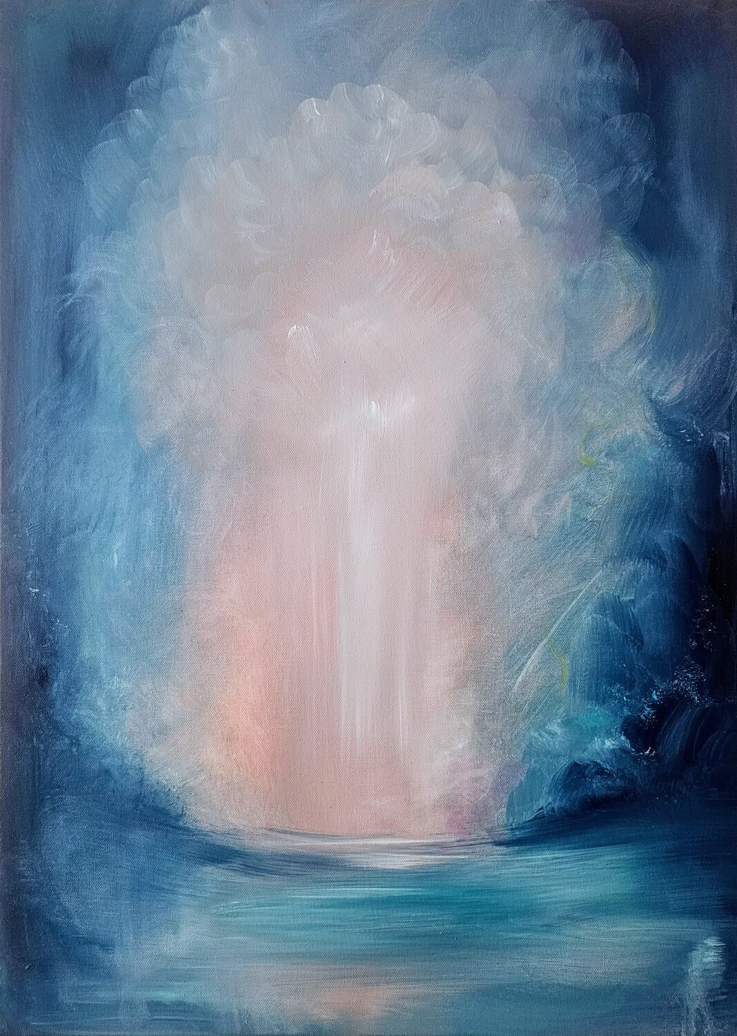 The light at the end of the tunnel Jennifer Baker Originalgemälde zu verkaufen