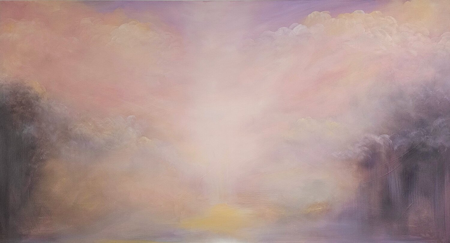 The Sun Born Over and Over Jennifer Baker Dipinto originale in vendita