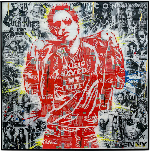 Music save my life ! van MaxL, Schilderij te koop op Singulart