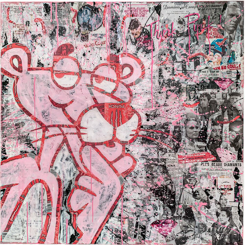Think Pink ! van MaxL, Schilderij te koop op Singulart