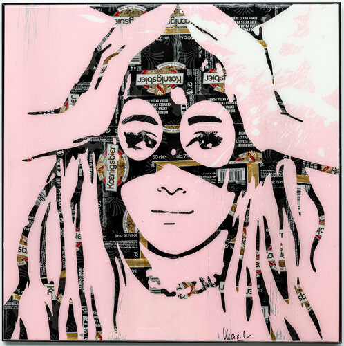 Ariana Pink & Black van MaxL, Schilderij te koop op Singulart