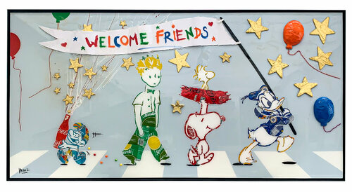 Welcome Friends van MaxL, Schilderij te koop op Singulart