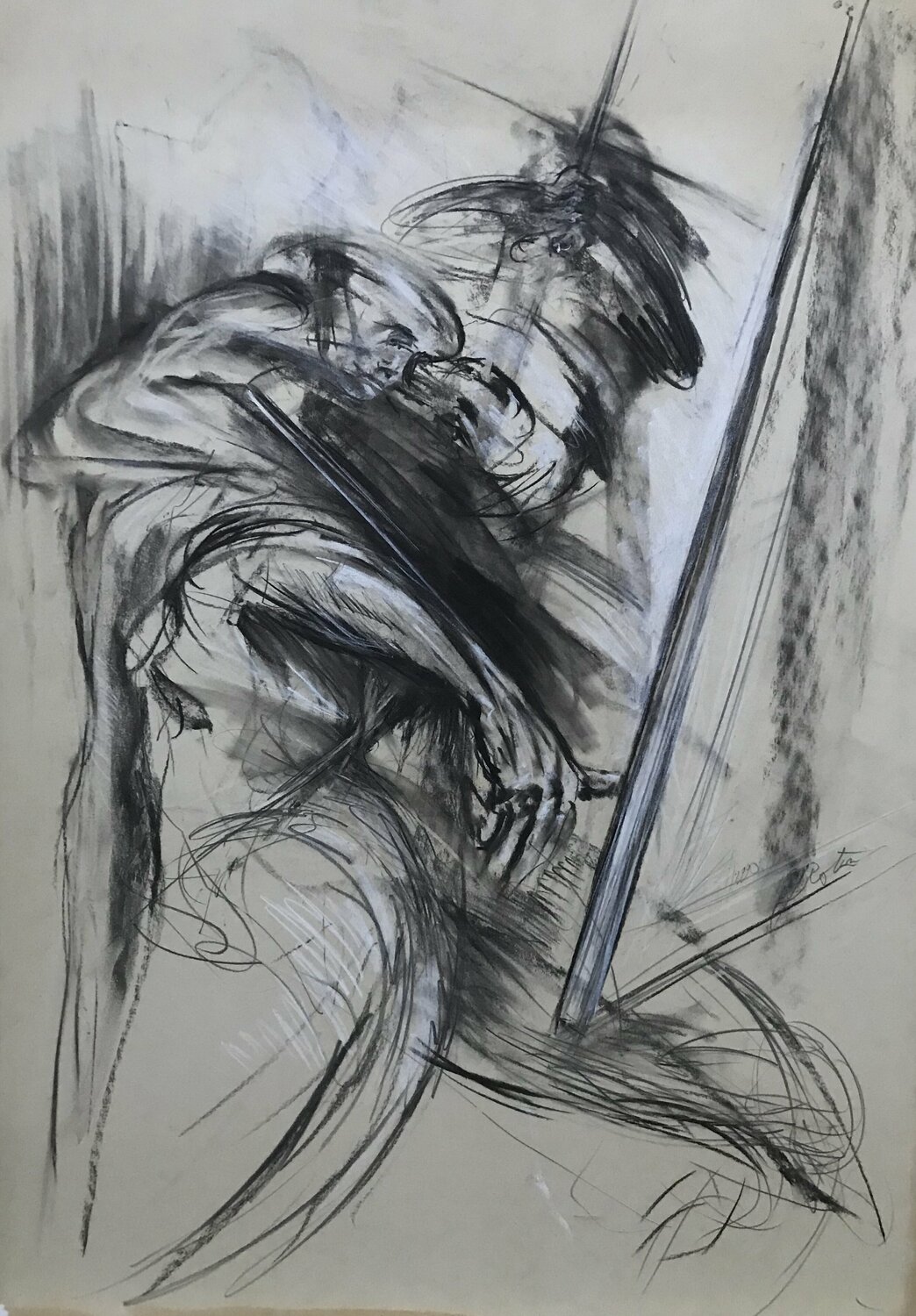 Les fervents Alain Gestin Tekening te koop