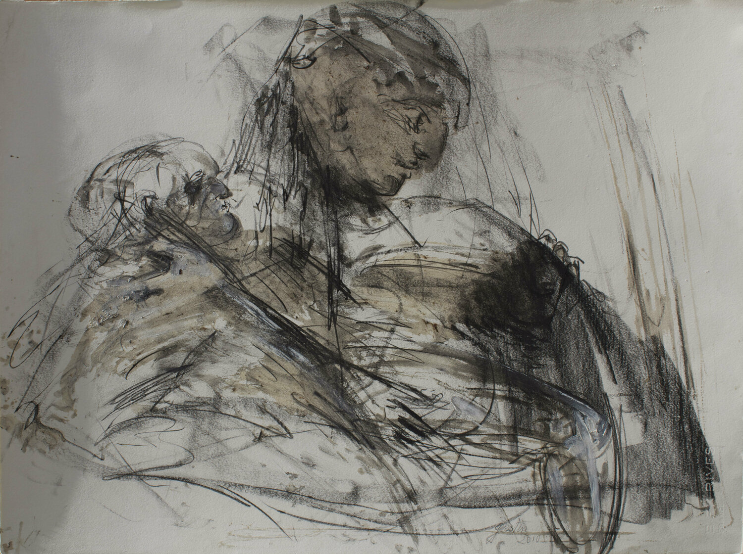 "Ensemble" Alain Gestin Werk auf Papier zu verkaufen