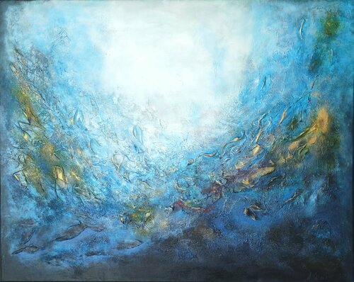 Ocean № 30 by Marina Okulova, 회화 for Sale on Singulart
