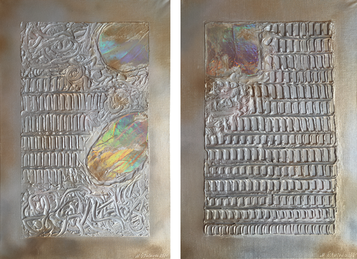 Abstraction № 10 DIPTYCH van Marina Okulova, Schilderij te koop op Singulart