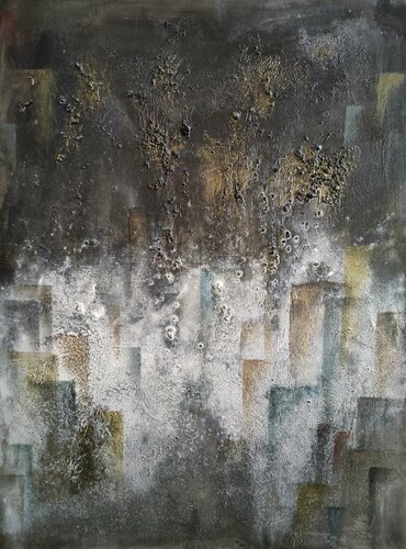 City № 2 van Marina Okulova, Schilderij te koop op Singulart