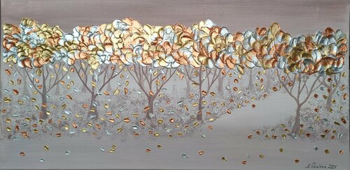 Golden autumn № 16 van Marina Okulova, Schilderij te koop op Singulart