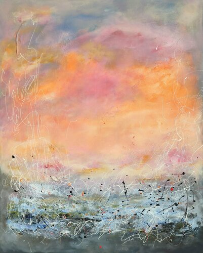 Sunset van Marina Okulova, Schilderij te koop op Singulart