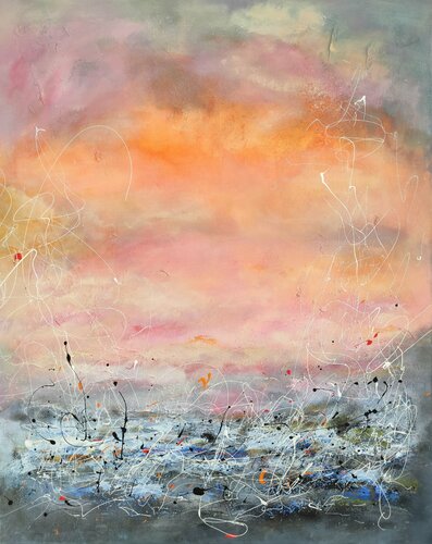 Sunset van Marina Okulova, Schilderij te koop op Singulart