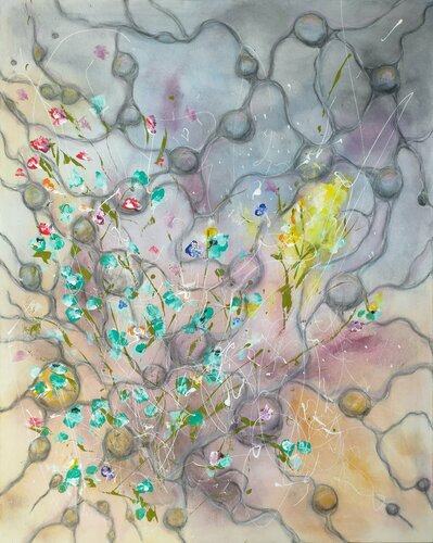 Spring van Marina Okulova, Schilderij te koop op Singulart