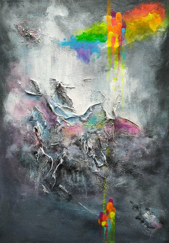 Rainbow clouds - 2 von Marina Okulova, Malerei kaufen auf Singulart