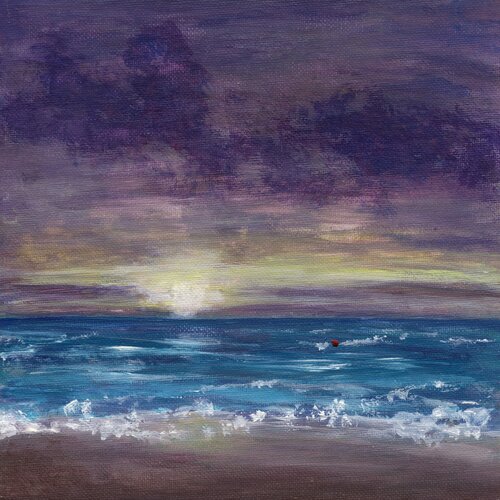 Memory of the sea 2 by Marina Okulova, Painting for Sale on Singulart