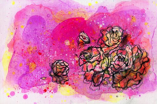 Flower Fantasy 3 von Marina Okulova, Malerei kaufen auf Singulart