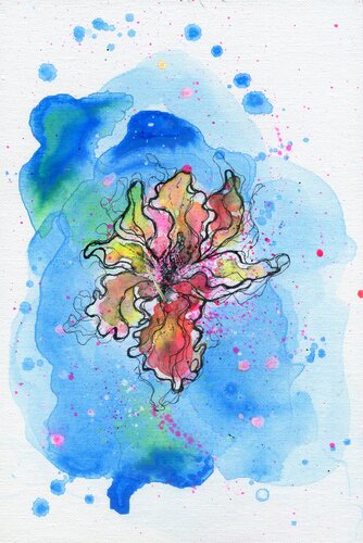 Flower Fantasy 1 von Marina Okulova, Malerei kaufen auf Singulart