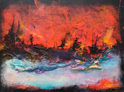 Sparks of the Ocean 2 by Marina Okulova, Painting for Sale on Singulart