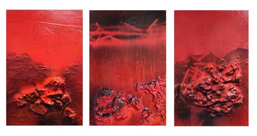 The Red Desert van Marina Okulova, Schilderij te koop op Singulart